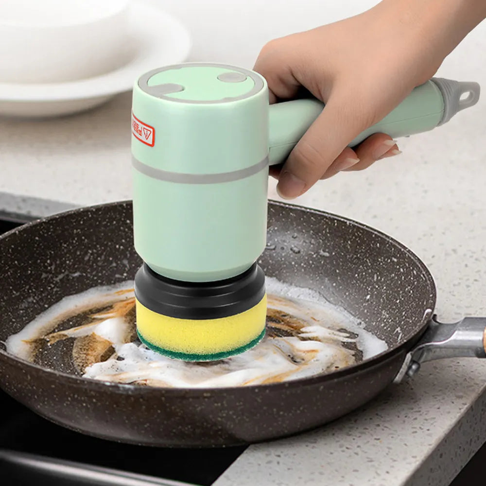 Powerful and Versatile Electric Cleaning Brush/Spazzola elettrica per la pulizia potente e versatile