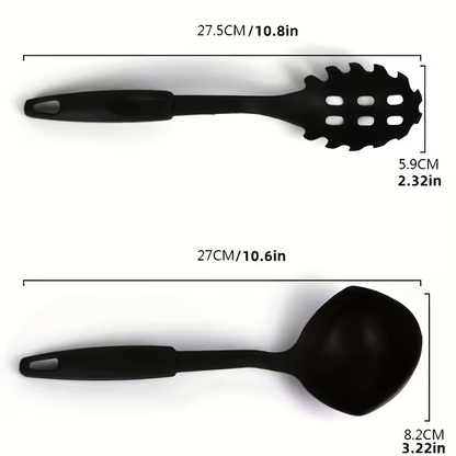 set completo di utensili da cucina in pvc per alimenti